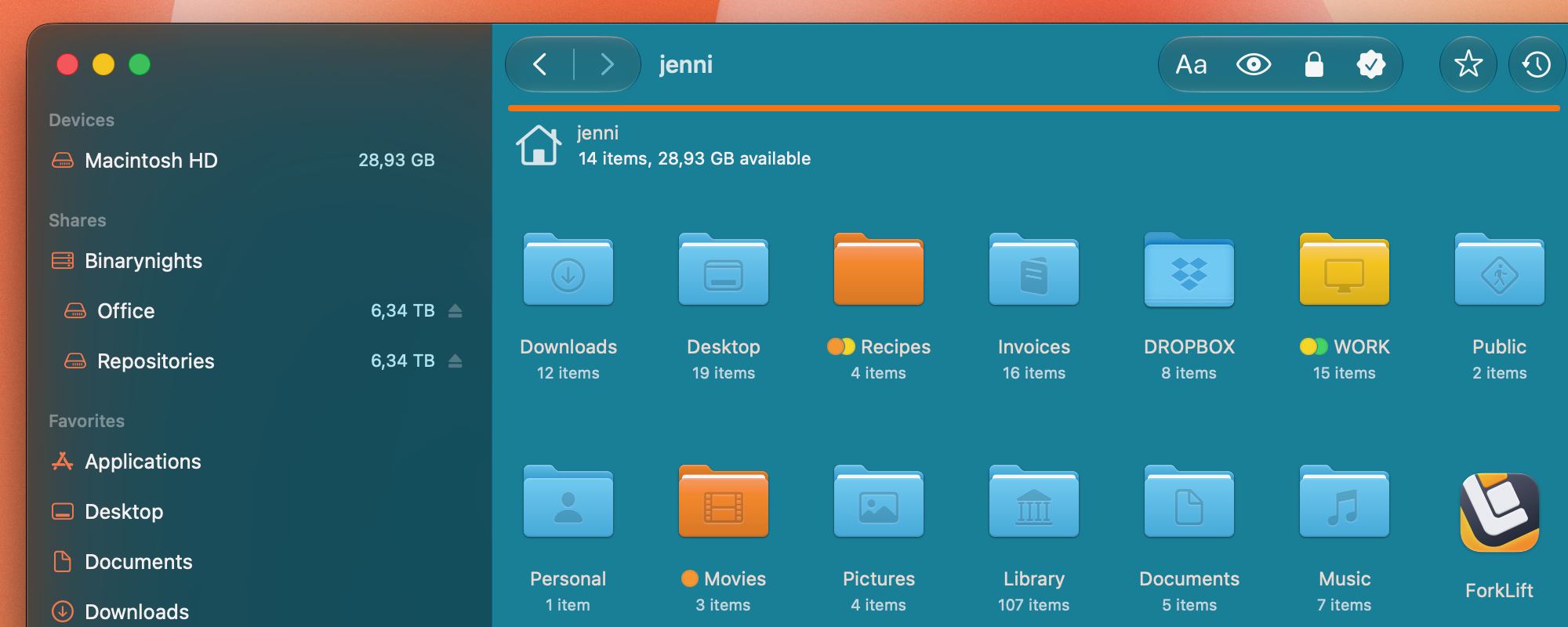ForkLift Improved Icon View